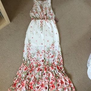 💄Forever 21 summer maxi dress floral size M